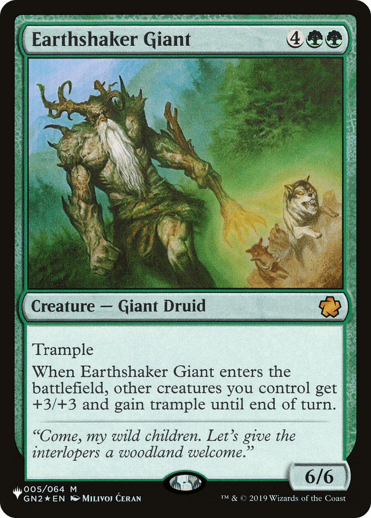 Earthshaker Giant [The List] - Card Brawlers