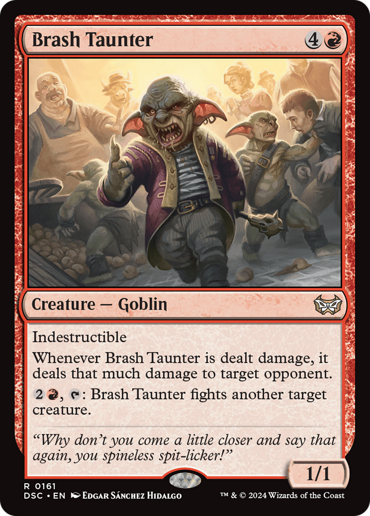 Brash Taunter [Duskmourn: House of Horror Commander] - Magic: The Gathering - Card Brawlers | Quebec | Canada |