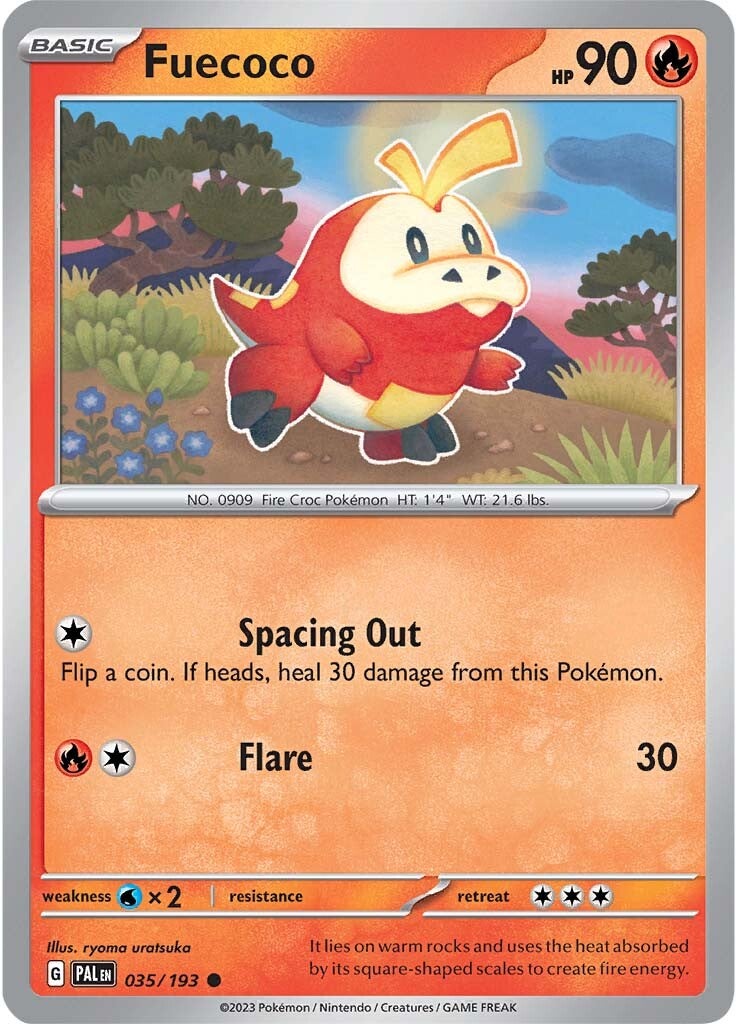 Fuecoco (035/193) [Scarlet & Violet: Paldea Evolved] - Pokémon - Card Brawlers | Quebec | Canada |