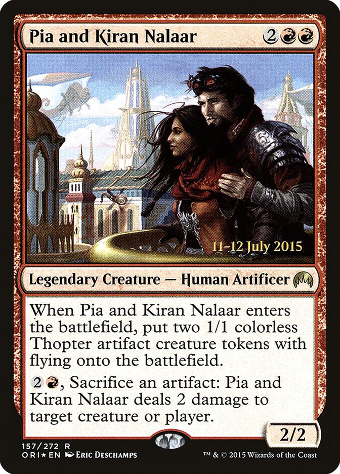 Pia and Kiran Nalaar [Magic Origins Prerelease Promos] - Magic: The Gathering - Card Brawlers | Quebec | Canada |