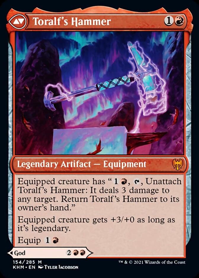 Toralf, God of Fury // Toralf's Hammer [Kaldheim] - Magic: The Gathering - Card Brawlers | Quebec | Canada |