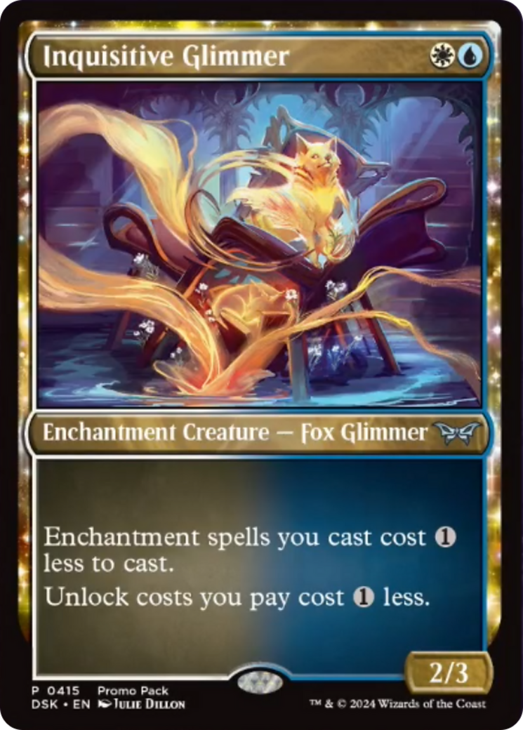 Inquisitive Glimmer (Promo Pack) [Duskmourn: House of Horror Promos] - Magic: The Gathering - Card Brawlers | Quebec | Canada |