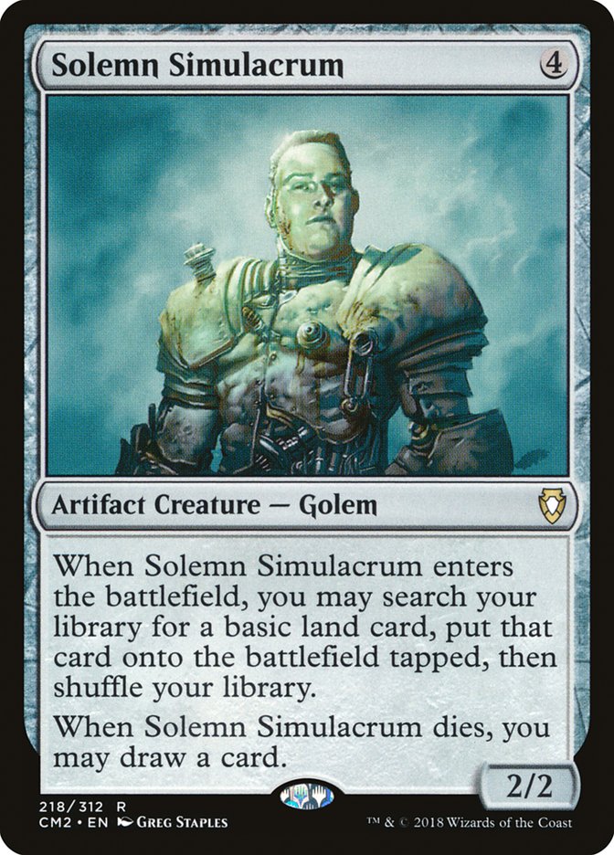 Solemn Simulacrum (218/312) [Commander Anthology Volume II] - Magic: The Gathering - Card Brawlers | Quebec | Canada |