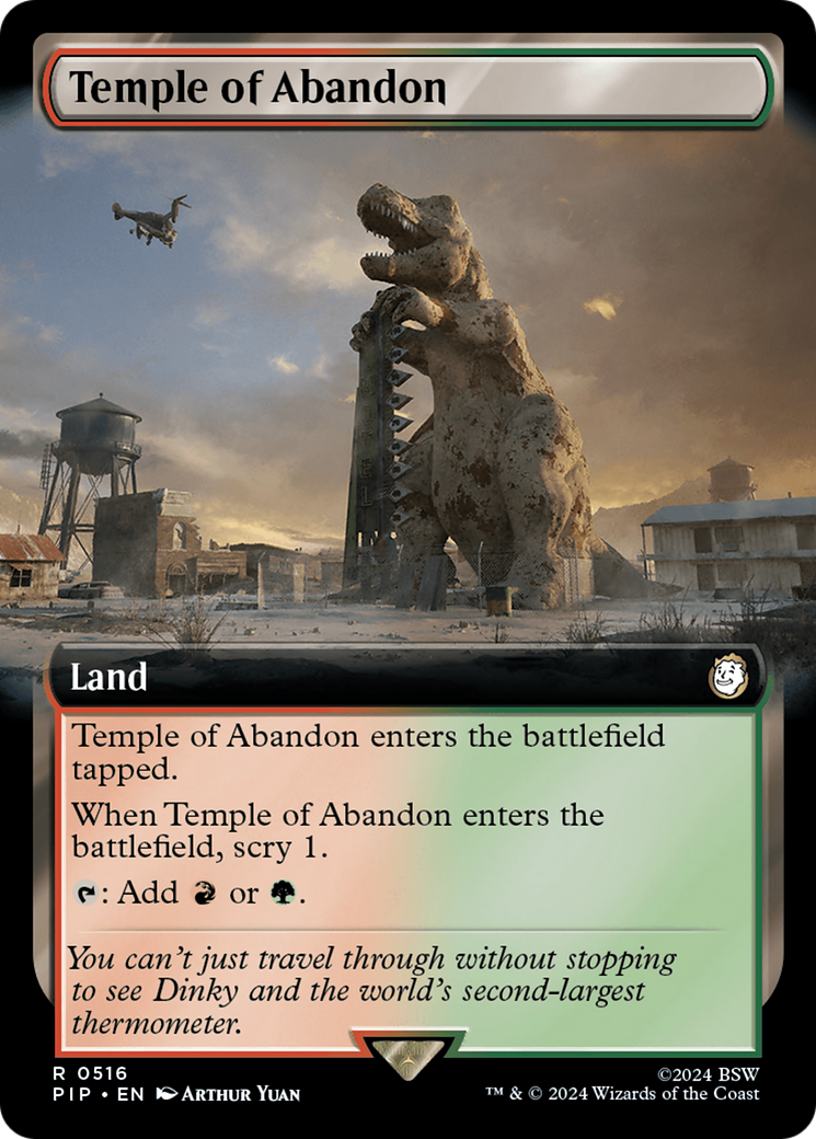Temple of Abandon (Extended Art) [Fallout] - Magic: The Gathering - Card Brawlers | Quebec | Canada |