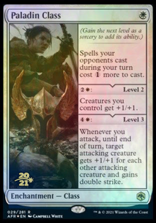 Paladin Class [Dungeons & Dragons: Adventures in the Forgotten Realms Prerelease Promos] - Magic: The Gathering - Card Brawlers | Quebec | Canada |