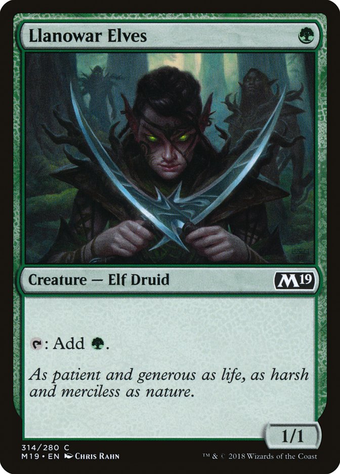 Llanowar Elves [Core Set 2019] - Magic: The Gathering - Card Brawlers | Quebec | Canada |