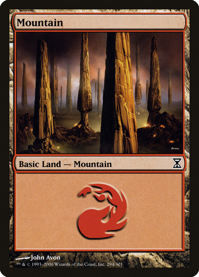 Mountain (294) [Time Spiral] - Magic: The Gathering - Card Brawlers | Quebec | Canada |