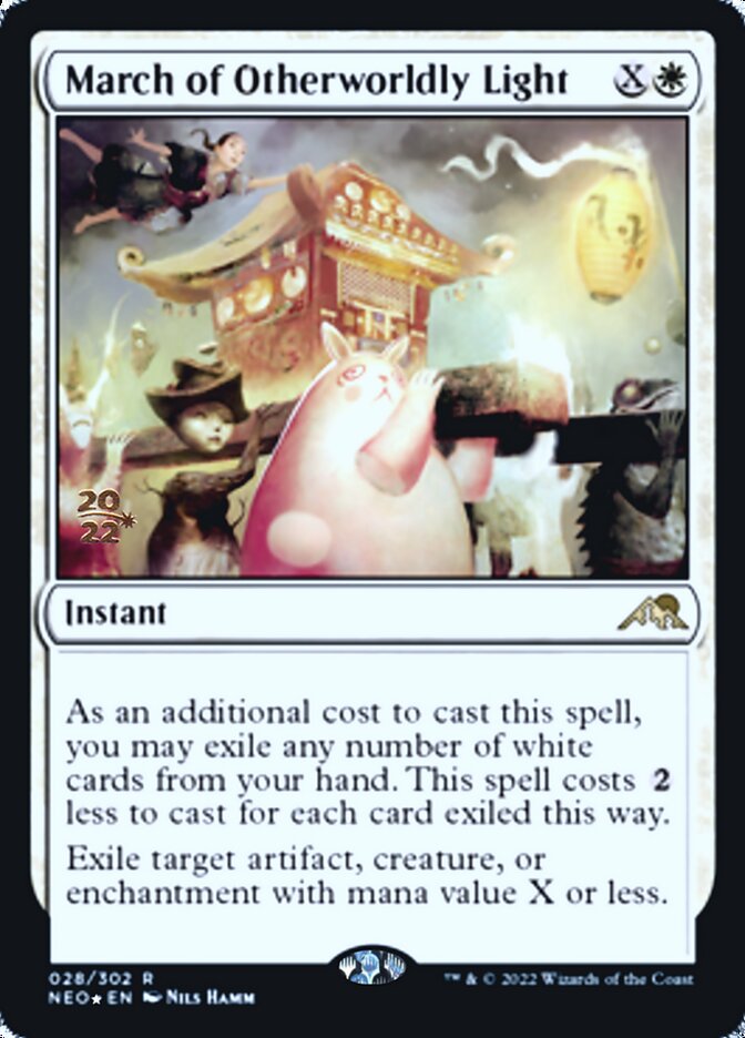 March of Otherworldly Light [Kamigawa: Neon Dynasty Prerelease Promos] - Magic: The Gathering - Card Brawlers | Quebec | Canada |