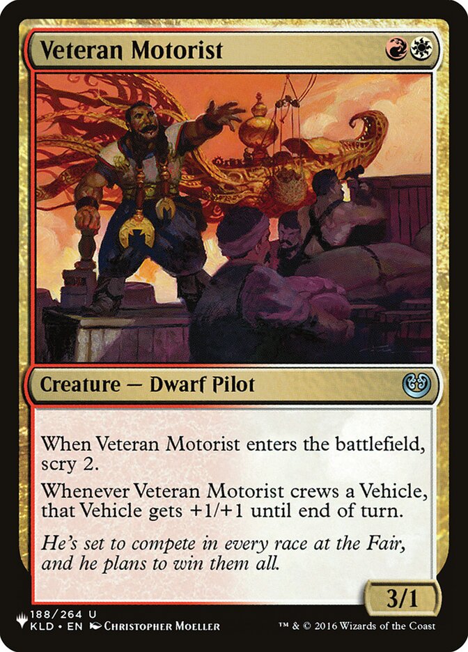 Veteran Motorist [The List] - Magic: The Gathering - Card Brawlers | Quebec | Canada |