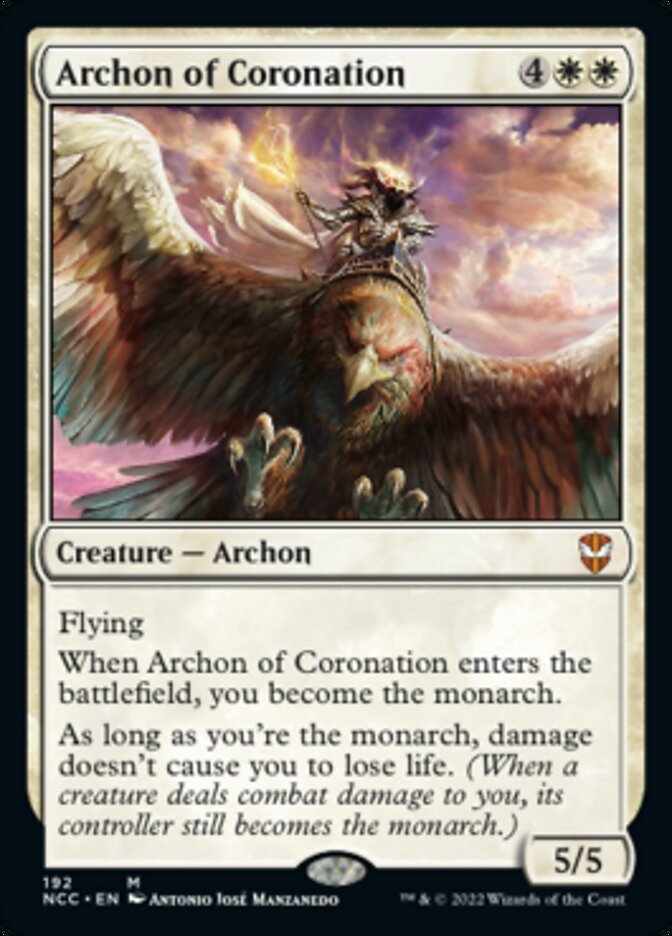 Archon of Coronation [Streets of New Capenna Commander] - Magic: The Gathering - Card Brawlers | Quebec | Canada |