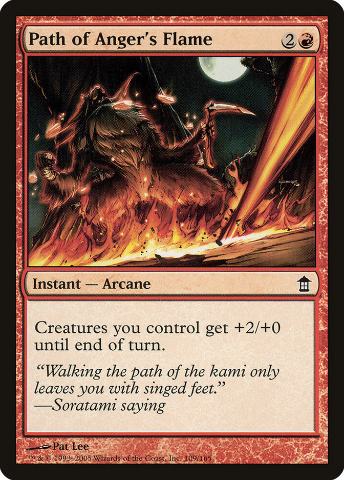 Path of Anger's Flame [Saviors of Kamigawa] - Magic: The Gathering - Card Brawlers | Quebec | Canada |
