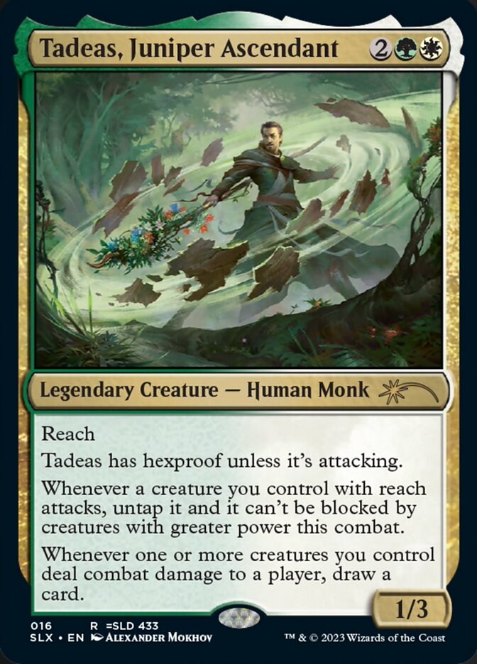 Tadeas, Juniper Ascendant [Secret Lair: Universes Within] - Magic: The Gathering - Card Brawlers | Quebec | Canada |