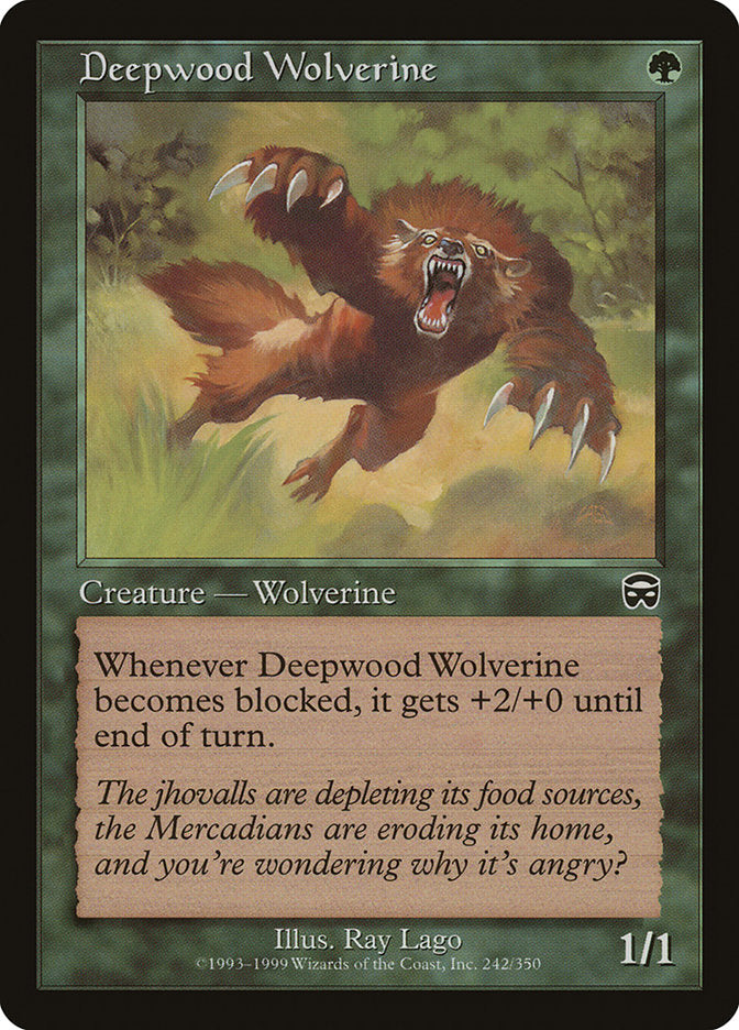Deepwood Wolverine [Mercadian Masques] - Magic: The Gathering - Card Brawlers | Quebec | Canada |