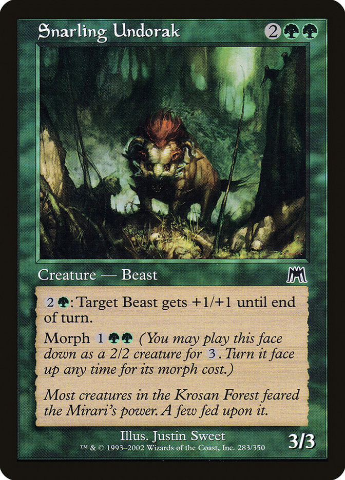 Snarling Undorak [Onslaught] - Magic: The Gathering - Card Brawlers | Quebec | Canada |