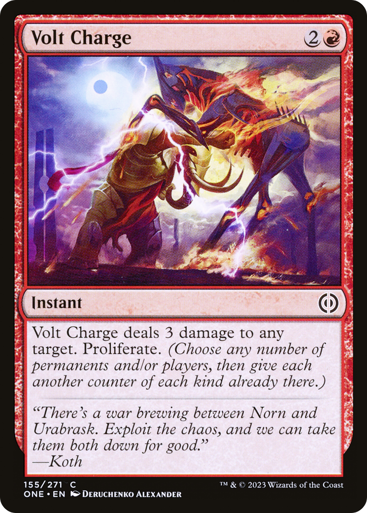 Volt Charge [Phyrexia: All Will Be One] - Magic: The Gathering - Card Brawlers | Quebec | Canada |