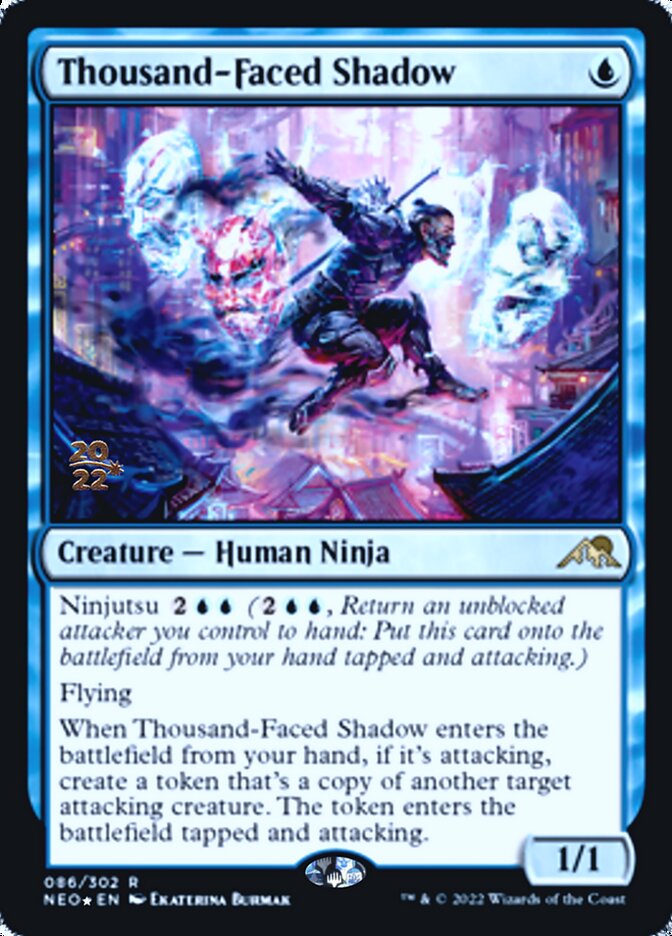 Thousand-Faced Shadow [Kamigawa: Neon Dynasty Prerelease Promos] - Magic: The Gathering - Card Brawlers | Quebec | Canada |