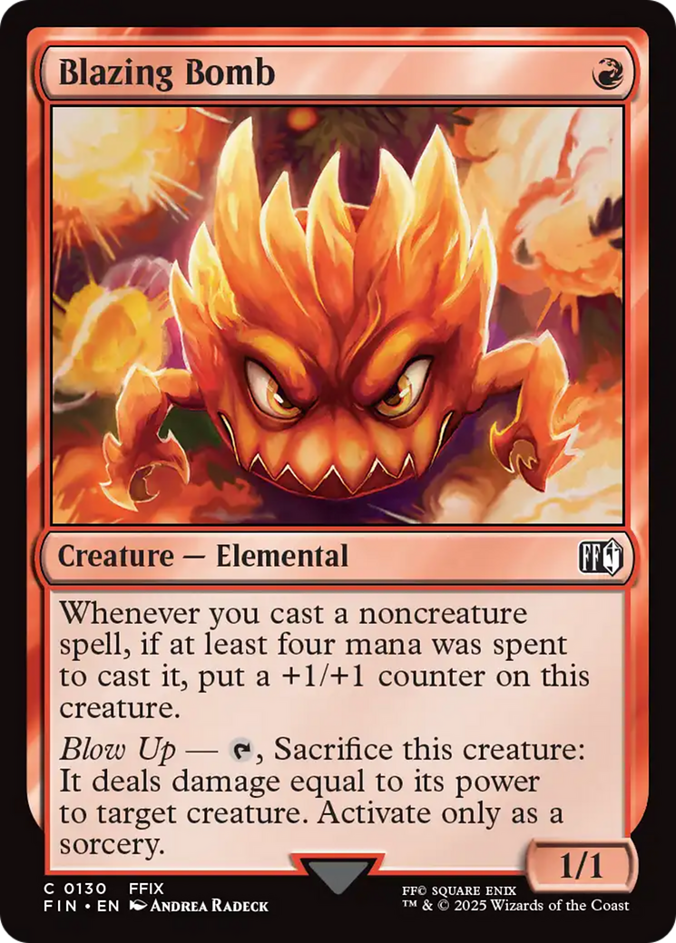 Blazing Bomb [FINAL FANTASY] - Magic: The Gathering - Card Brawlers | Quebec | Canada |