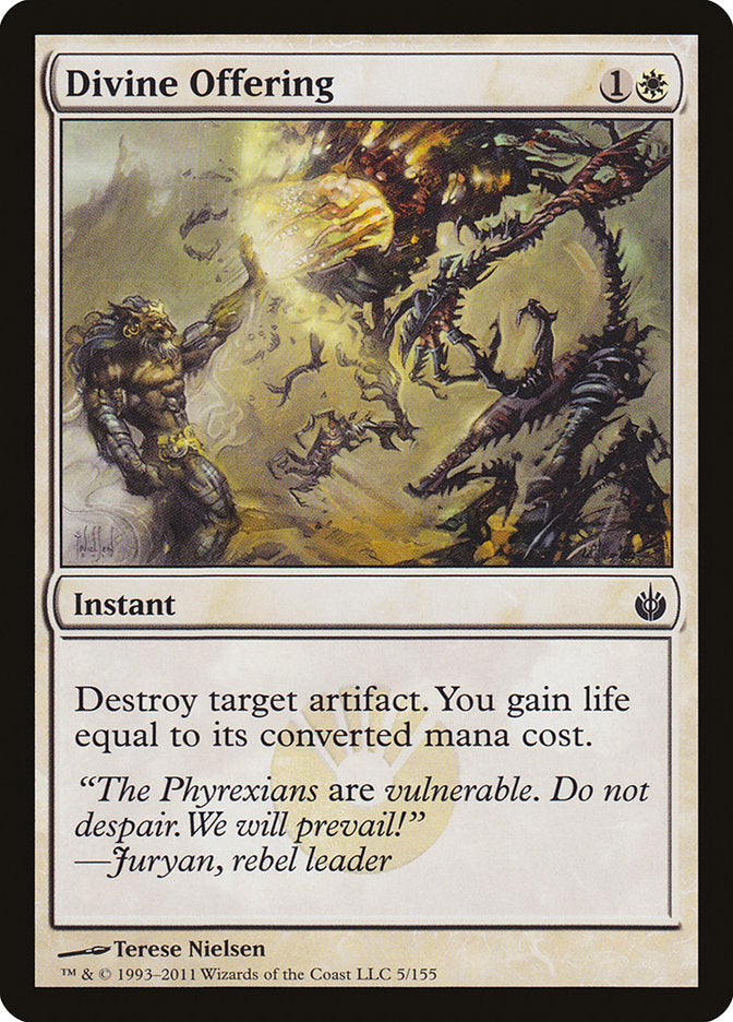 Divine Offering [Mirrodin Besieged] - Magic: The Gathering - Card Brawlers | Quebec | Canada |
