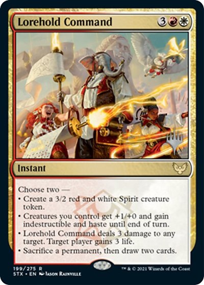 Lorehold Command (Promo Pack) [Strixhaven: School of Mages Promos] - Magic: The Gathering - Card Brawlers | Quebec | Canada |