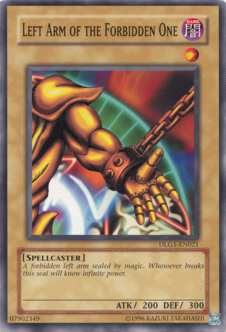 Left Arm of the Forbidden One [DLG1-EN021] Common - Yu-Gi-Oh! - Card Brawlers | Quebec | Canada |