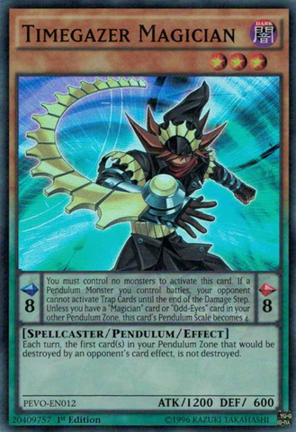 Timegazer Magician [PEVO-EN012] Super Rare - Yu-Gi-Oh! - Card Brawlers | Quebec | Canada |