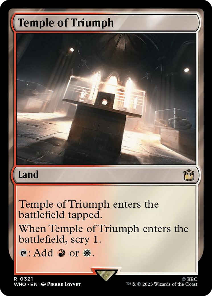 Temple of Triumph [Doctor Who] - Magic: The Gathering - Card Brawlers | Quebec | Canada |