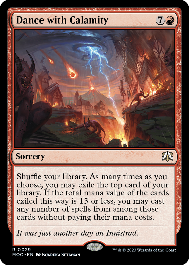 Dance with Calamity [March of the Machine Commander] - Magic: The Gathering - Card Brawlers | Quebec | Canada |