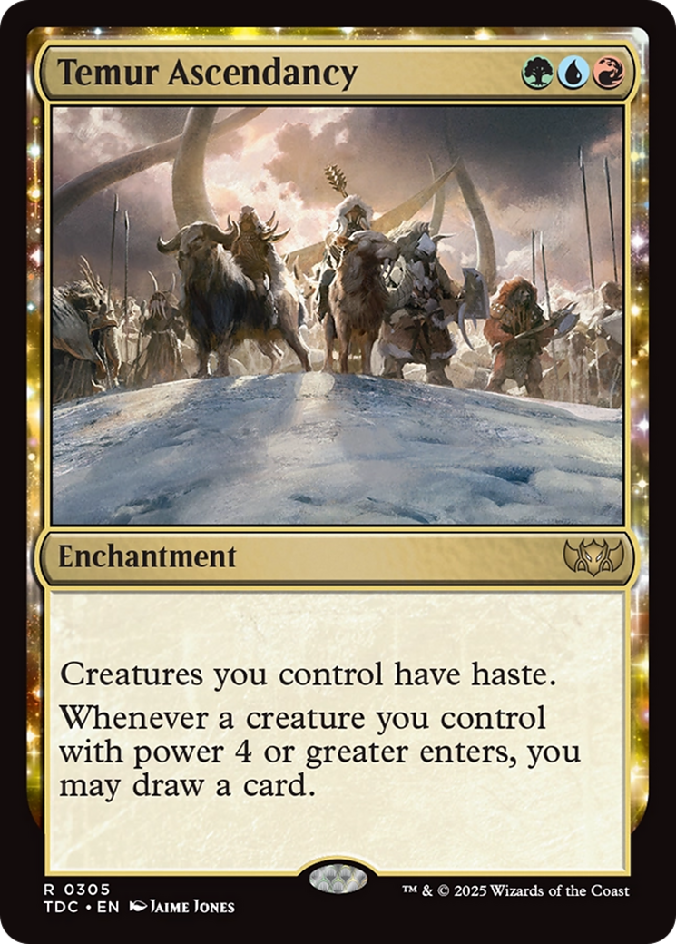 Temur Ascendancy [Tarkir: Dragonstorm Commander] - Magic: The Gathering - Card Brawlers | Quebec | Canada |