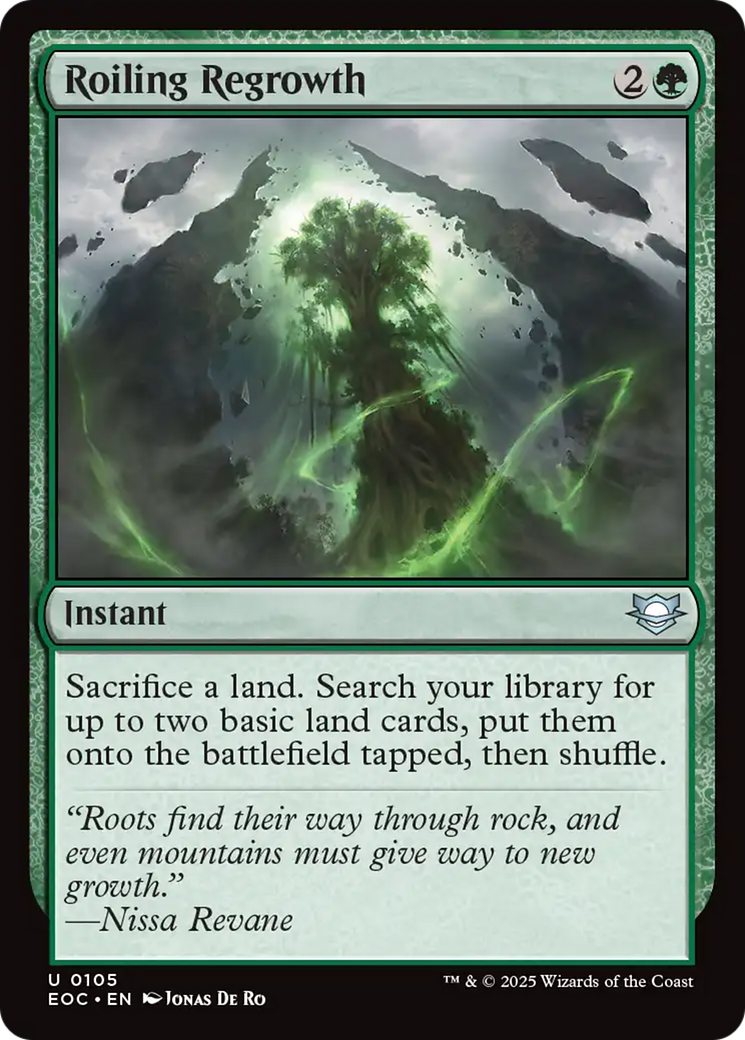 Roiling Regrowth [Edge of Eternities Commander] - Magic: The Gathering - Card Brawlers | Quebec | Canada |