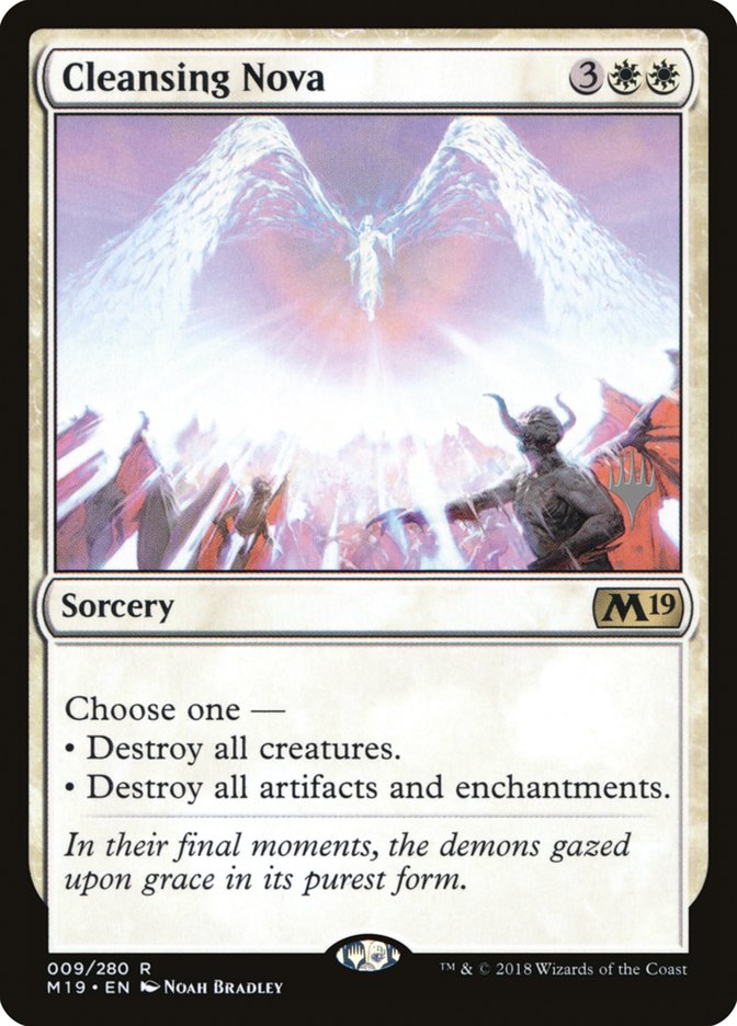 Cleansing Nova (Promo Pack) [Core Set 2019 Promos] - Magic: The Gathering - Card Brawlers | Quebec | Canada |