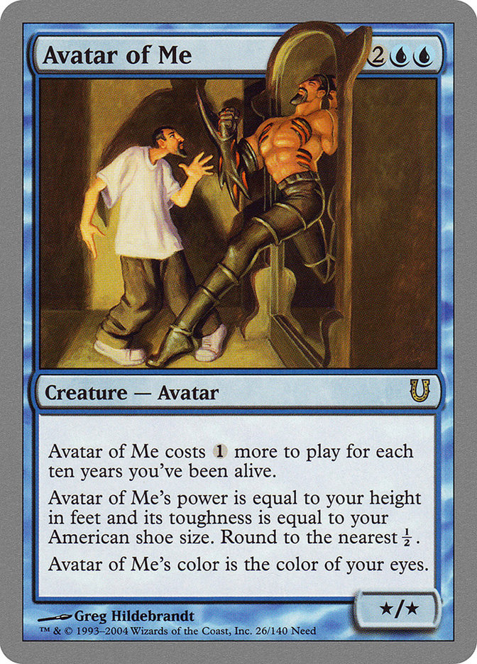 Avatar of Me [Unhinged] - Magic: The Gathering - Card Brawlers | Quebec | Canada |