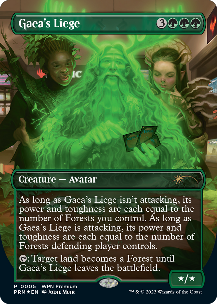 Gaea's Liege (Borderless) [Wizards Play Network 2024] - Magic: The Gathering - Card Brawlers | Quebec | Canada |