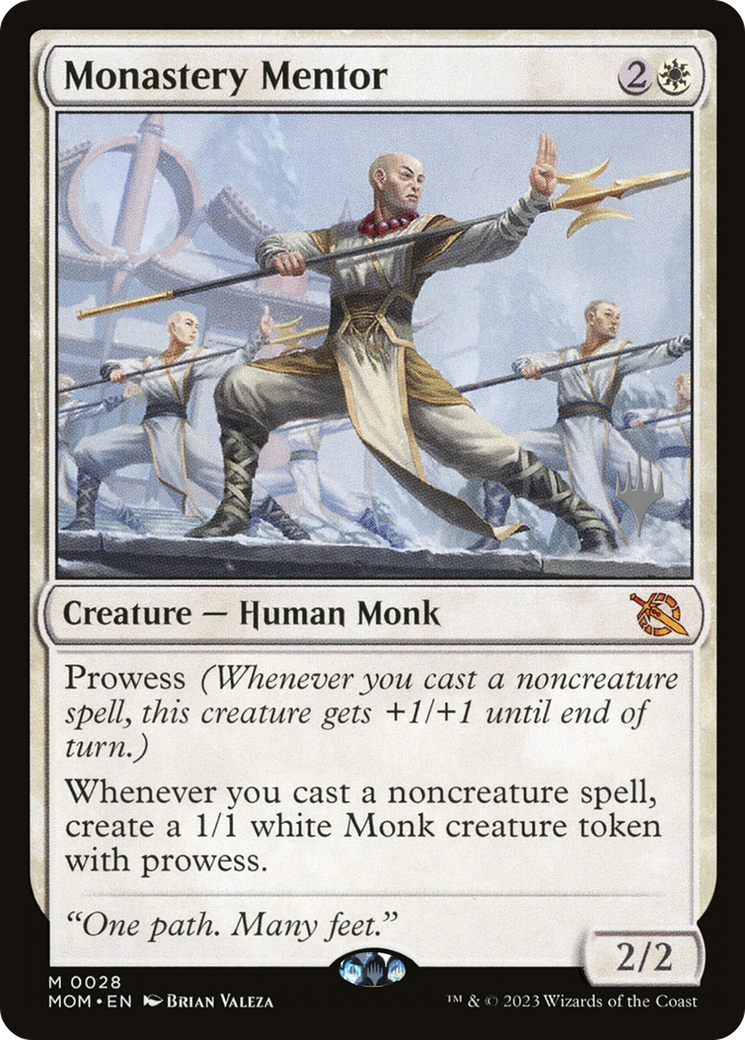 Monastery Mentor (Promo Pack) [March of the Machine Promos] - Magic: The Gathering - Card Brawlers | Quebec | Canada |