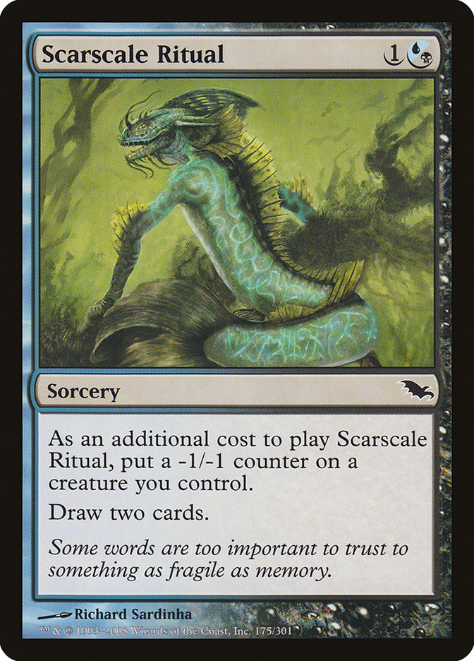 Scarscale Ritual [Shadowmoor] - Magic: The Gathering - Card Brawlers | Quebec | Canada |