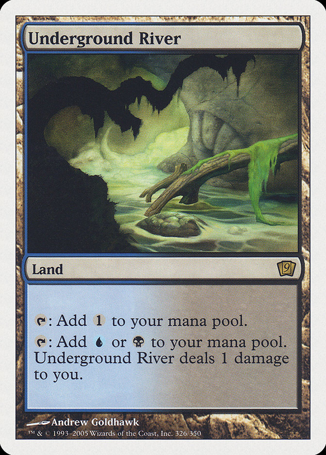 Underground River [Ninth Edition] - Magic: The Gathering - Card Brawlers | Quebec | Canada |