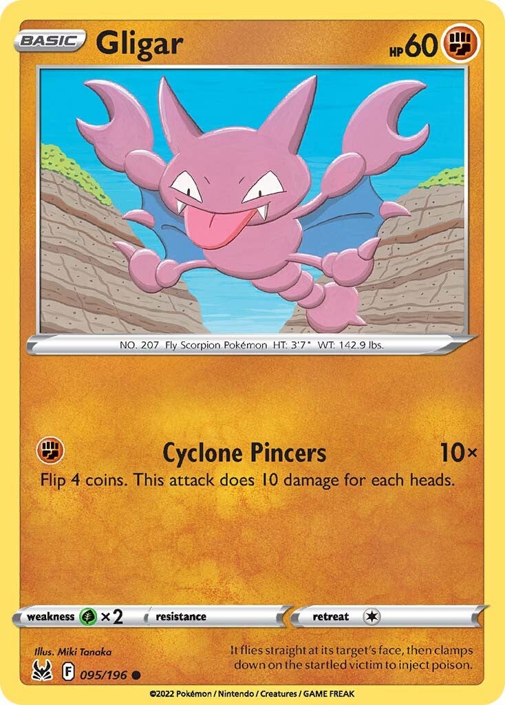 Gligar (095/196) [Sword & Shield: Lost Origin] - Pokémon - Card Brawlers | Quebec | Canada |