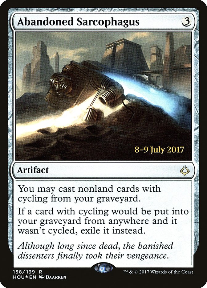 Abandoned Sarcophagus [Hour of Devastation Prerelease Promos] - Magic: The Gathering - Card Brawlers | Quebec | Canada |