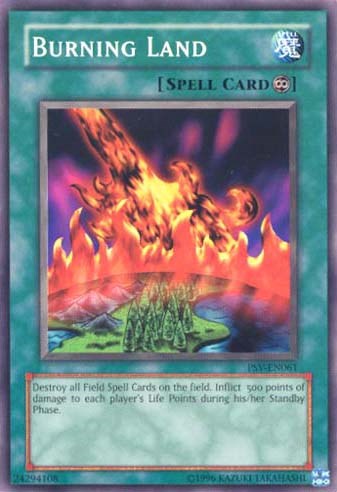 Burning Land [PSV-EN061] Common - Yu-Gi-Oh! - Card Brawlers | Quebec | Canada |