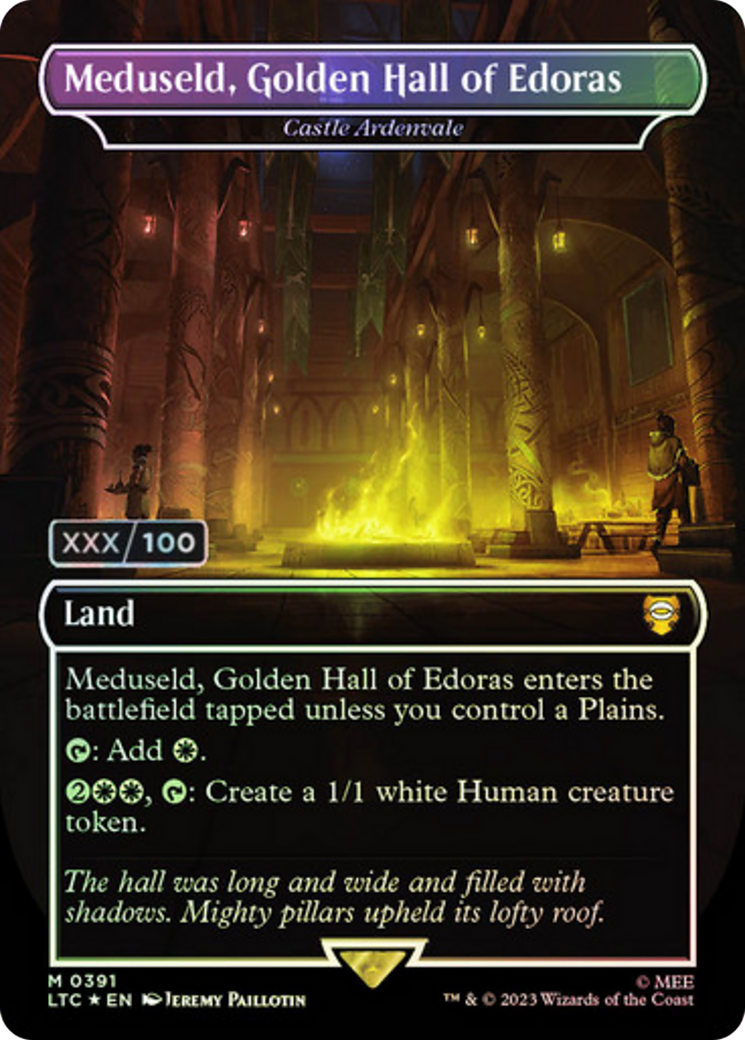 Meduseld, Golden Hall of Edoras - Castle Ardenvale (Serialized) [The Lord of the Rings: Tales of Middle-Earth Commander] - Magic: The Gathering - Card Brawlers | Quebec | Canada |