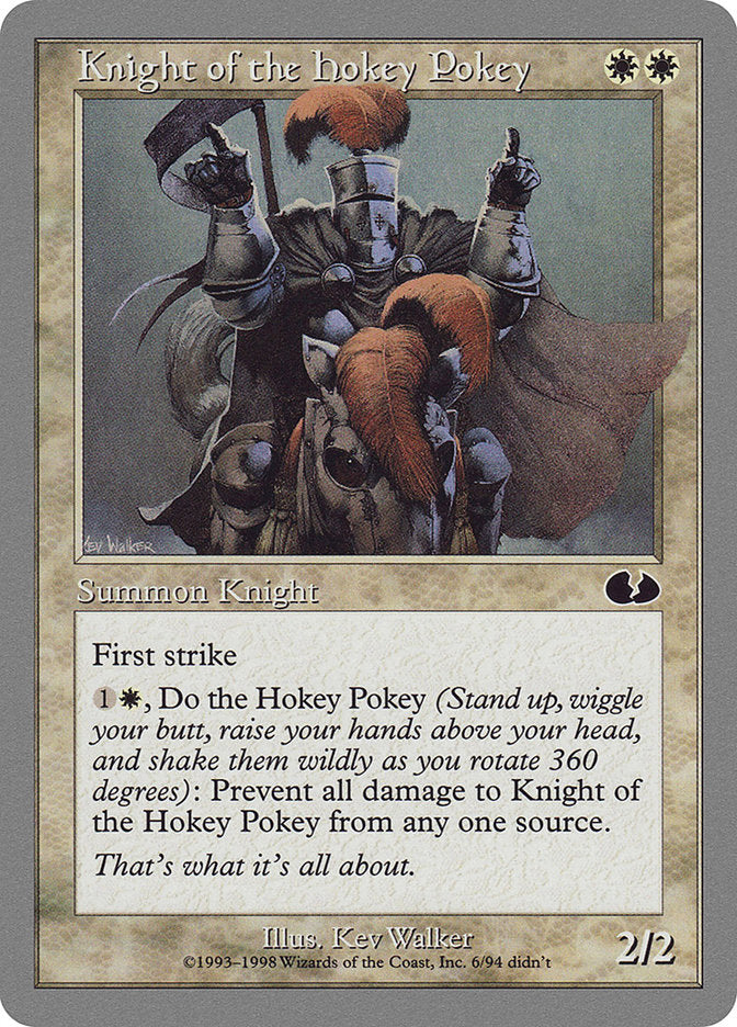 Knight of the Hokey Pokey [Unglued] - Magic: The Gathering - Card Brawlers | Quebec | Canada |