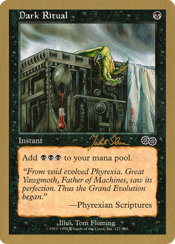 Dark Ritual (Jakub Slemr) [World Championship Decks 1999] - Magic: The Gathering - Card Brawlers | Quebec | Canada |