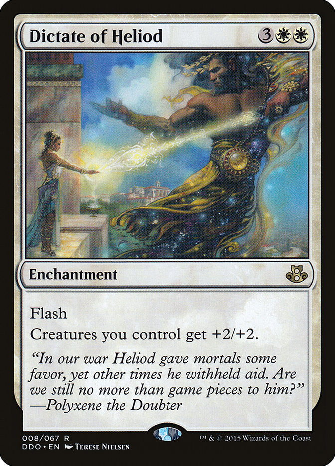 Dictate of Heliod [Duel Decks: Elspeth vs. Kiora] - Magic: The Gathering - Card Brawlers | Quebec | Canada |