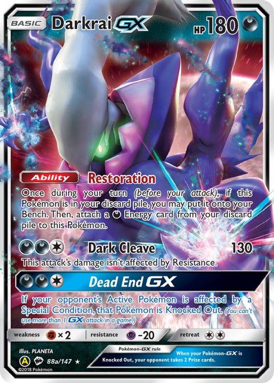 Darkrai GX (88a/147) [Alternate Art Promos] - Pokémon - Card Brawlers | Quebec | Canada |