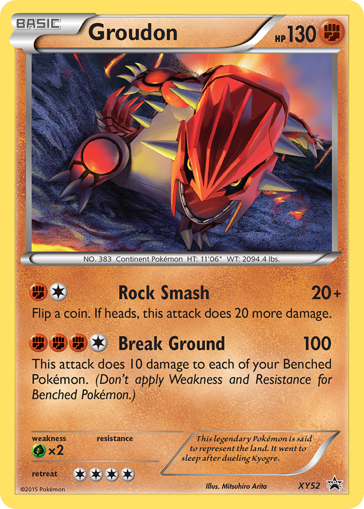 Groudon (XY52) [XY: Black Star Promos] - Pokémon - Card Brawlers | Quebec | Canada |