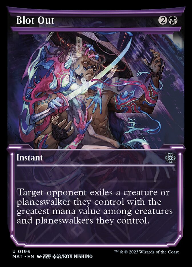 Blot Out (Showcase Halo Foil) [March of the Machine: The Aftermath] - Magic: The Gathering - Card Brawlers | Quebec | Canada |