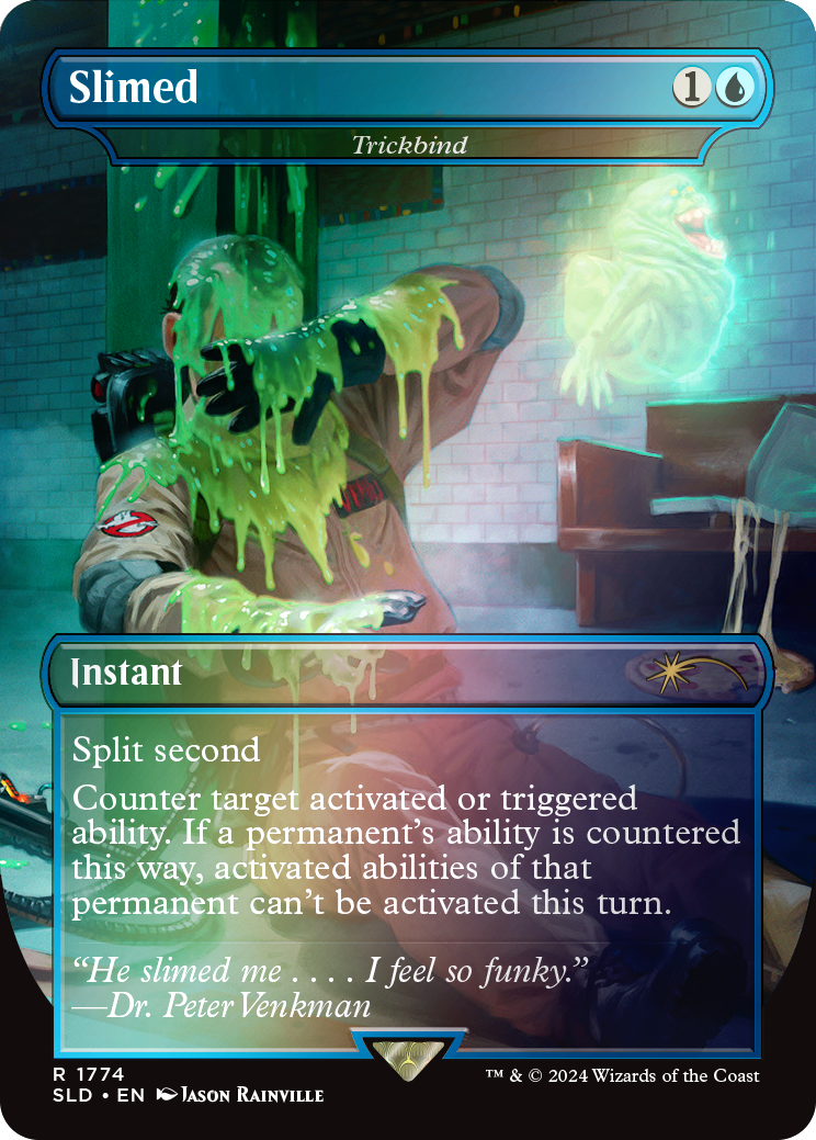 Slimed - Trickbind (Rainbow Foil) [Secret Lair Drop Series] - Magic: The Gathering - Card Brawlers | Quebec | Canada |