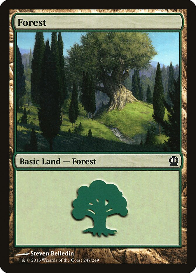 Forest (247) [Theros] - Magic: The Gathering - Card Brawlers | Quebec | Canada |
