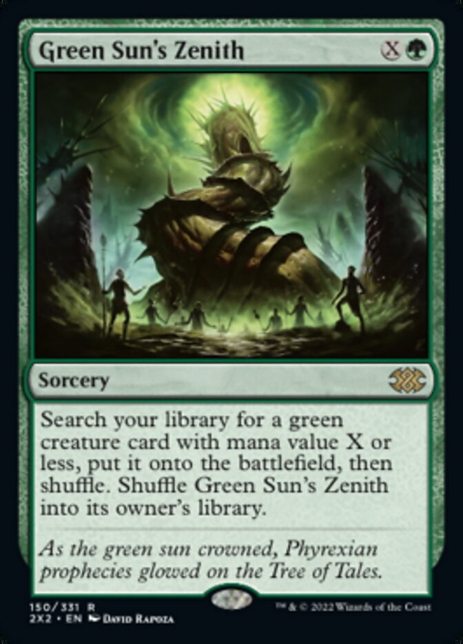 Green Sun's Zenith [Double Masters 2022] - Magic: The Gathering - Card Brawlers | Quebec | Canada |