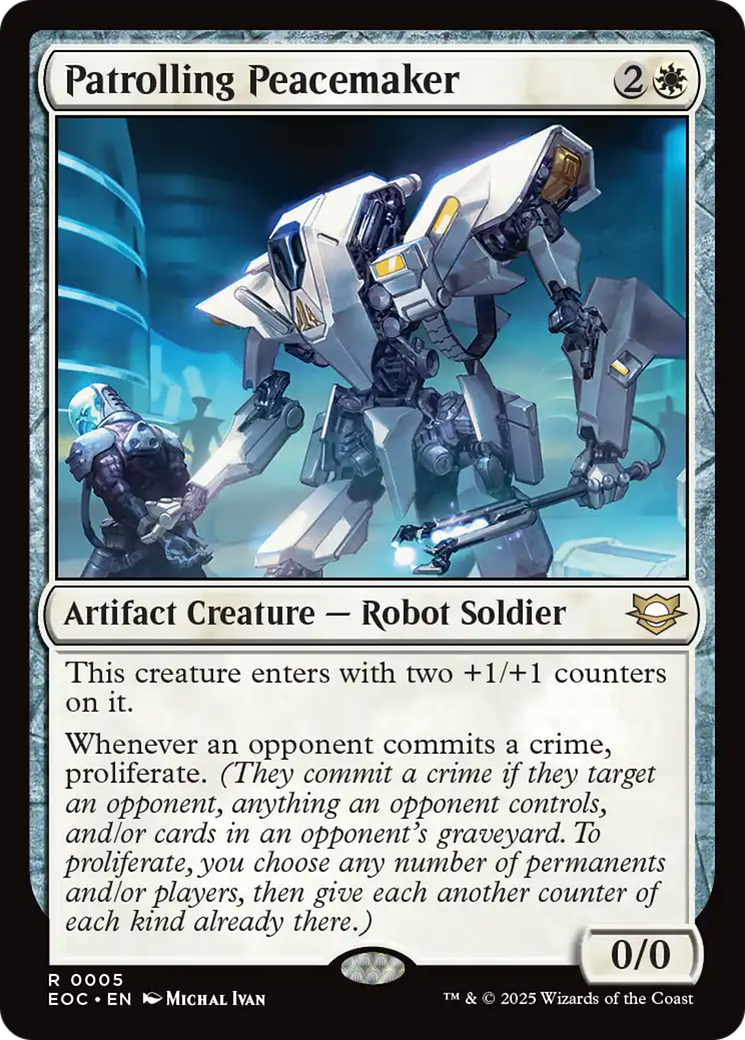 Patrolling Peacemaker [Edge of Eternities Commander] - Magic: The Gathering - Card Brawlers | Quebec | Canada |