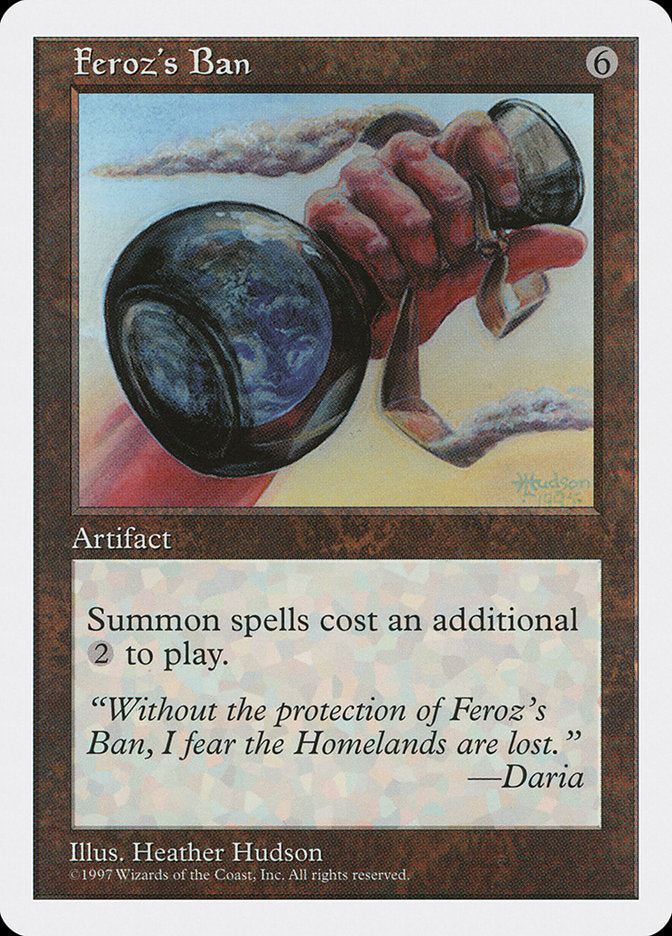 Feroz's Ban [Fifth Edition] - Magic: The Gathering - Card Brawlers | Quebec | Canada |